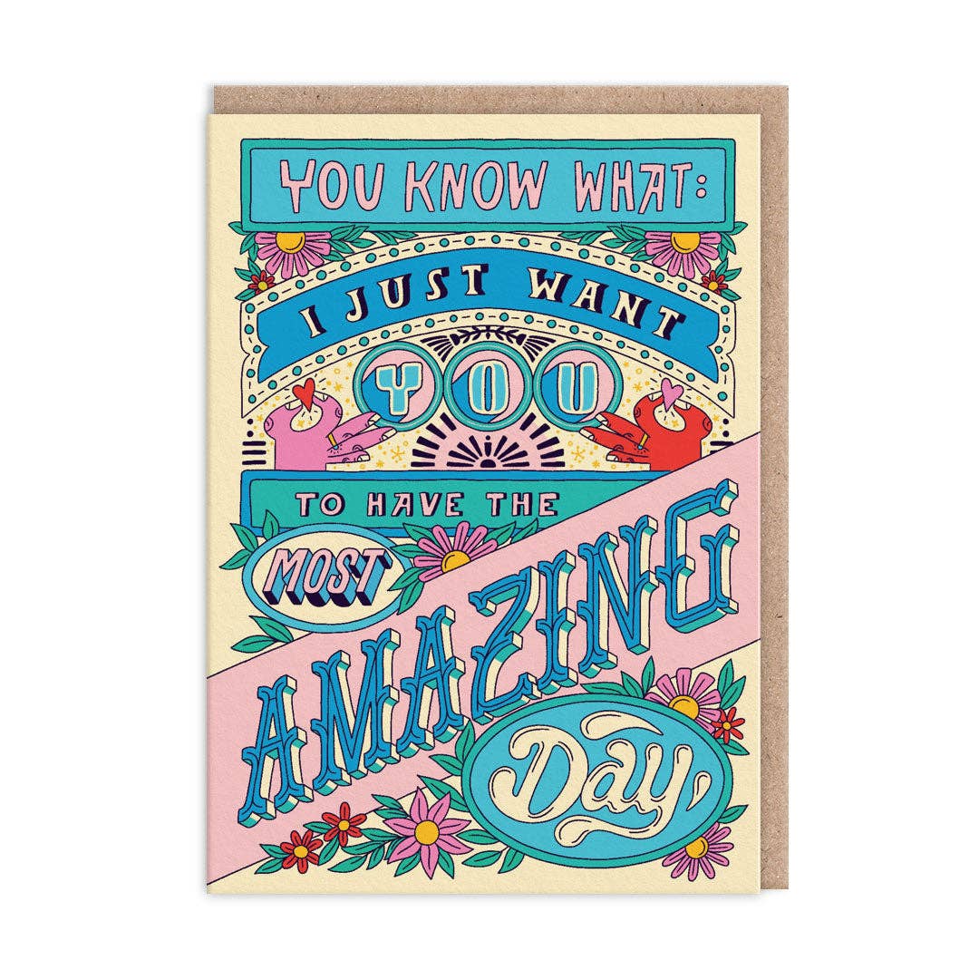 Amazing Day Birthday Card