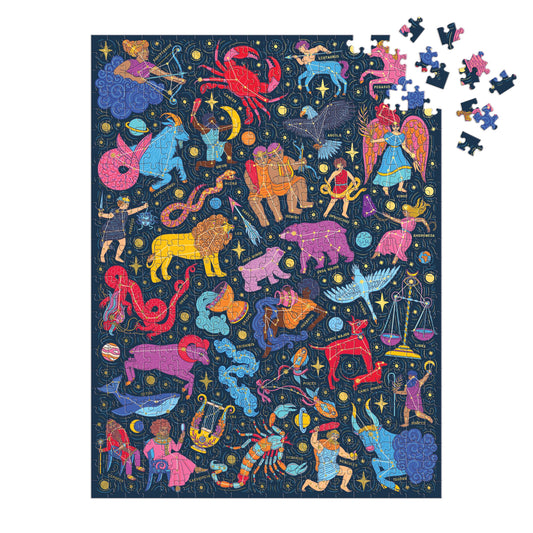 Stargazing Constellation 500 Piece Book Puzzle
