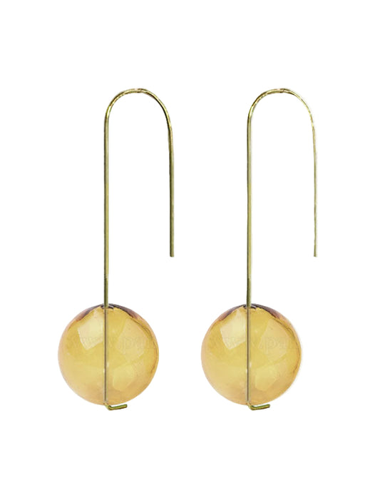 Hand-Blown Glass Bubble Earrings