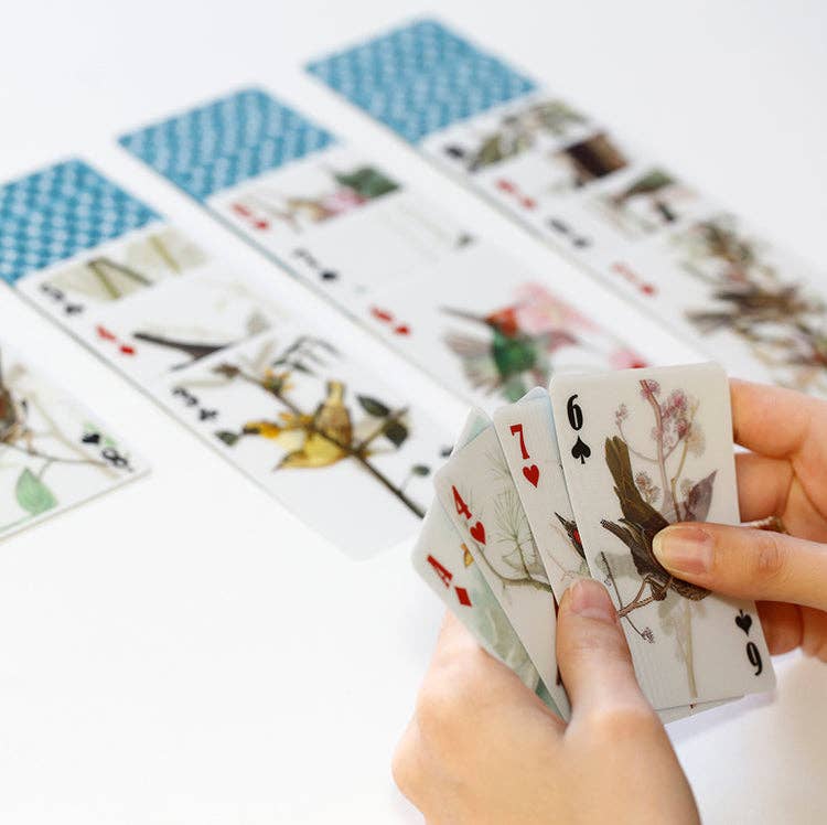 3D Bird Playing Cards