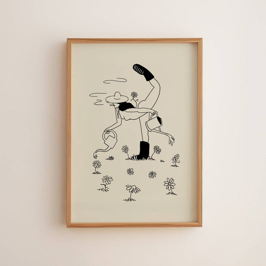 Garden Gal Art Print