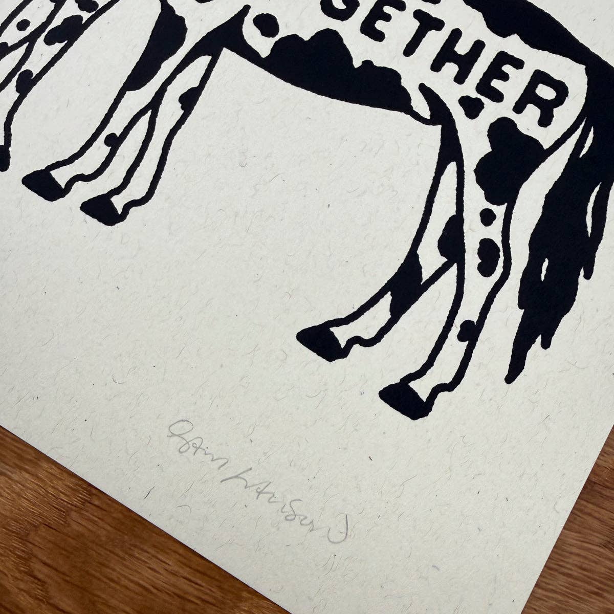 Better Together Horses - Signed Art Print