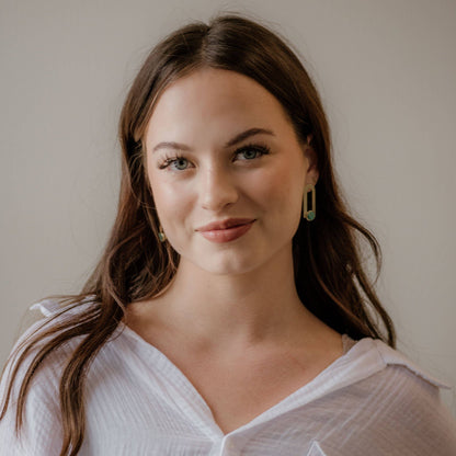 Turquoise Brass Window Studs