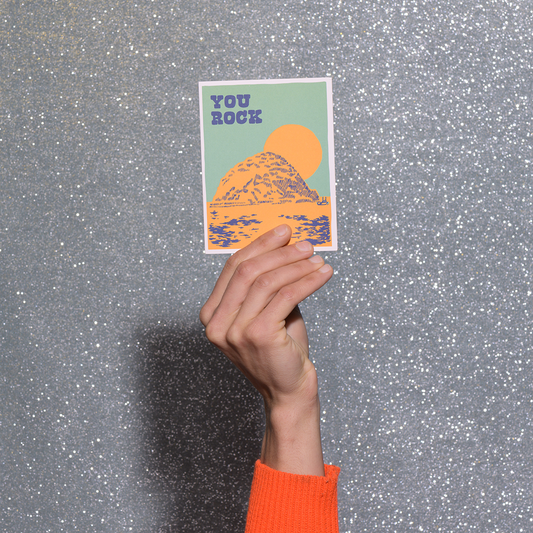 Morro Rock Greeting Card