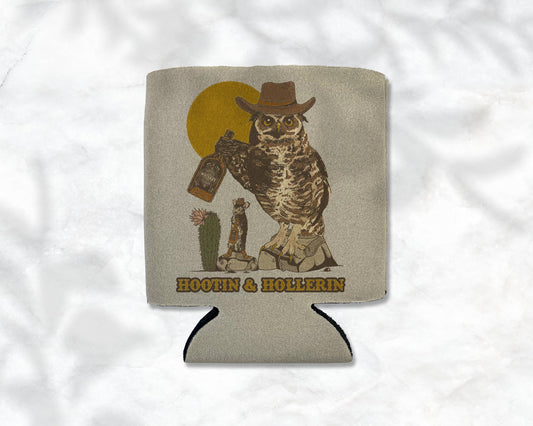 Hootin Owl Koozie