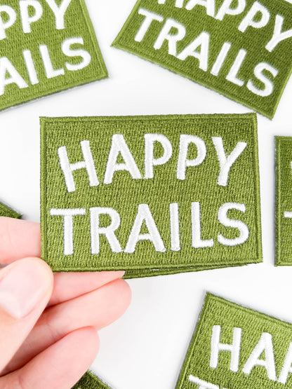 Happy Trails Iron-On Patch