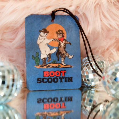 Boot Scootin Cats Air Freshener