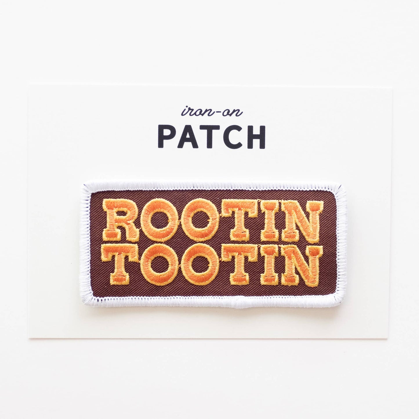 Rootin Tootin Iron-On Patch
