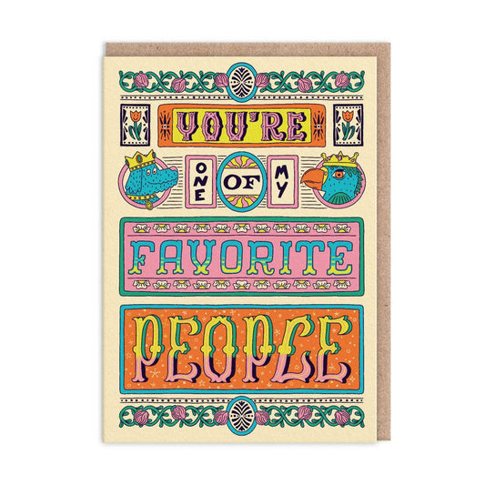 Favorite People Card