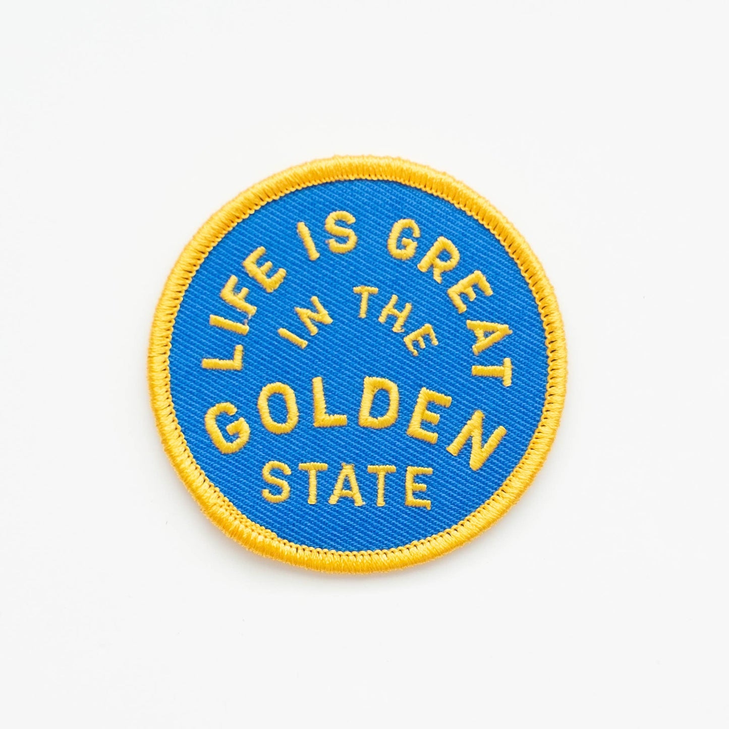Golden State Embroidered Iron-On Patch