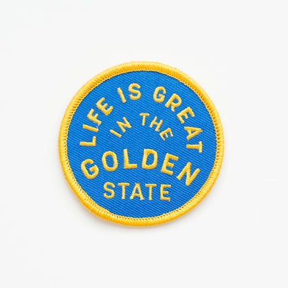 Golden State Embroidered Iron-On Patch