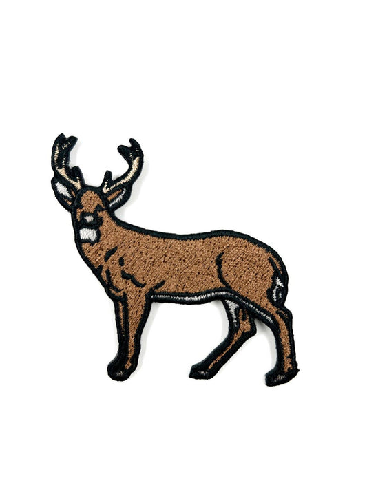 Deer Embroidered Iron On Patch