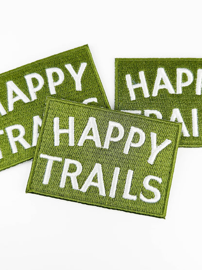 Happy Trails Iron-On Patch