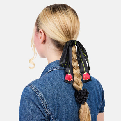 Tulip Silk Tie + Scrunchie Set