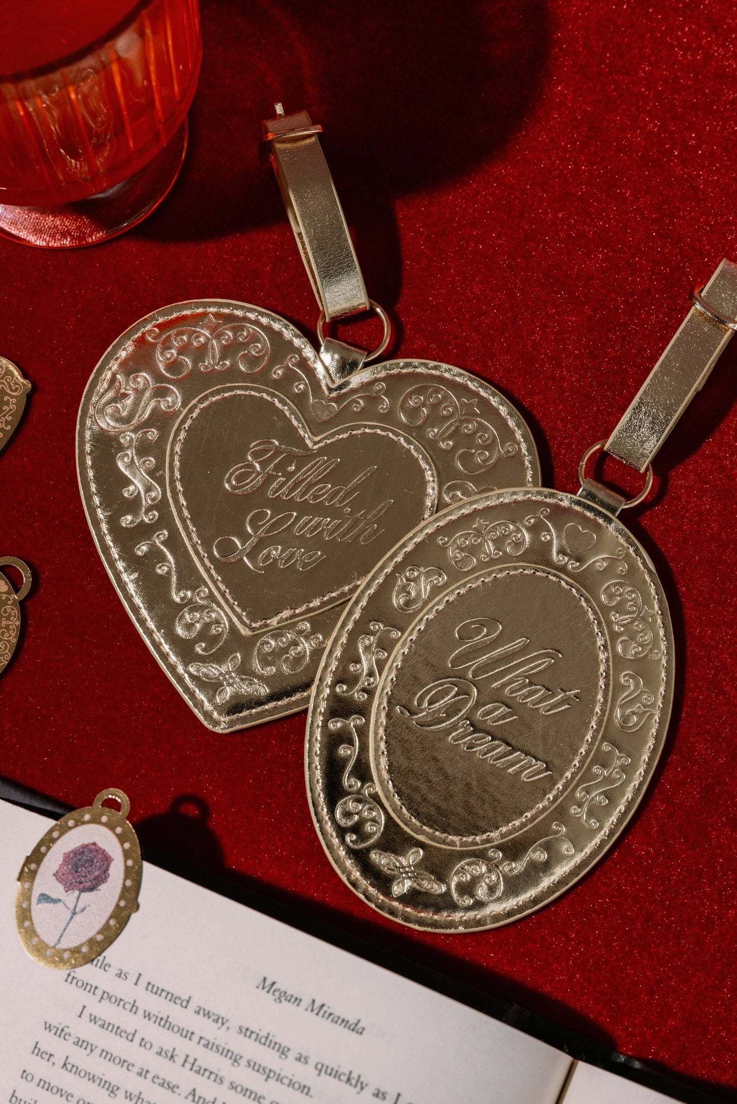 Lovely Locket Luggage Tag Set