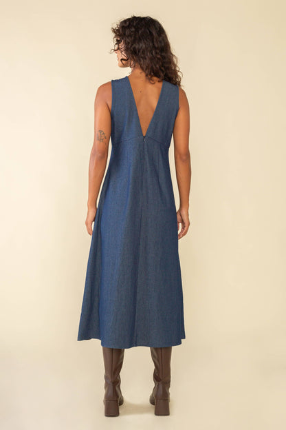 Denim Midi Dress