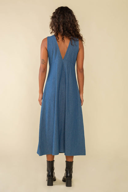 Denim Midi Dress