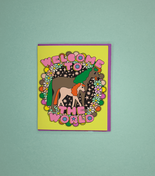 Welcome To The World Greeting Card