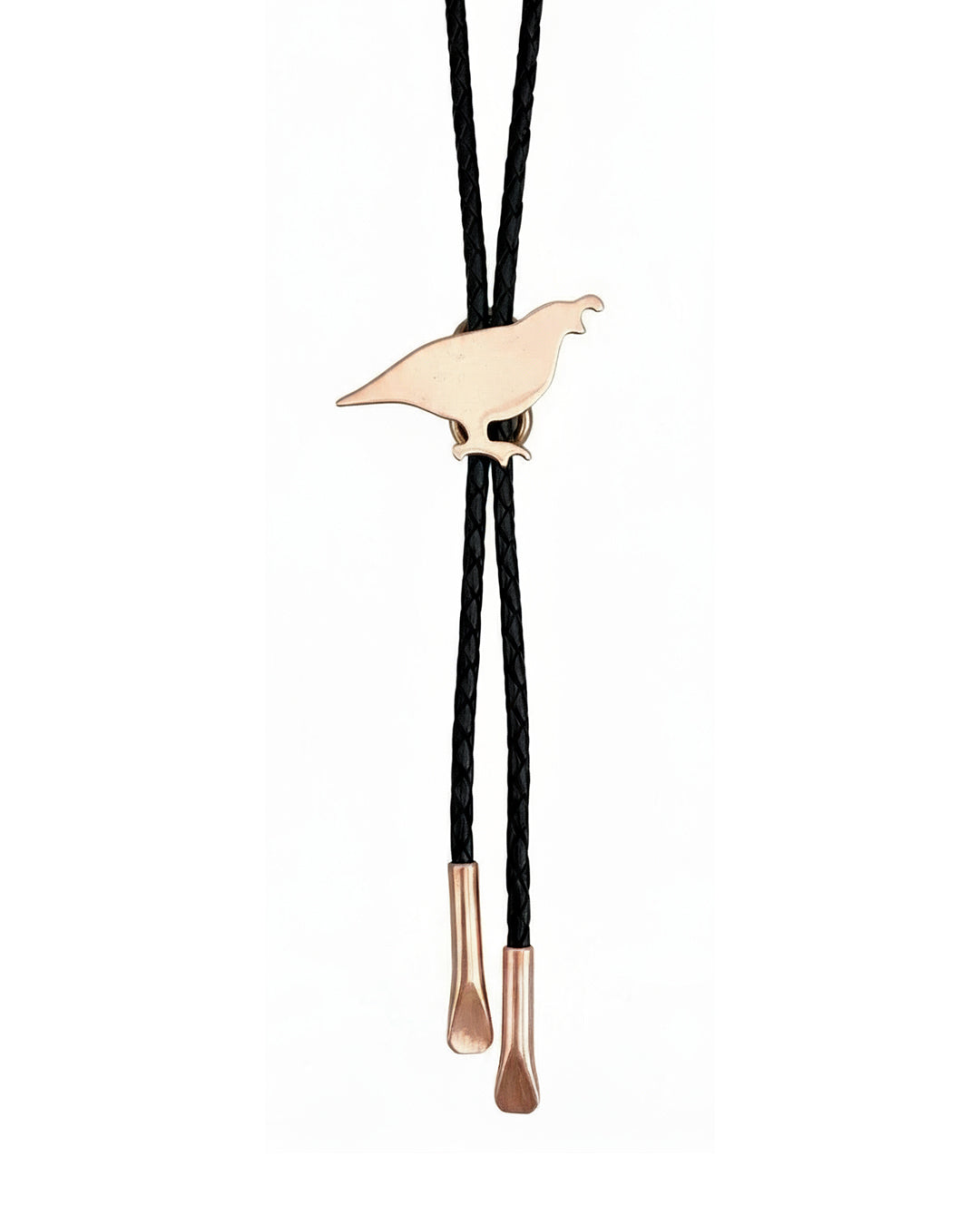Copper Quail Bolo Tie